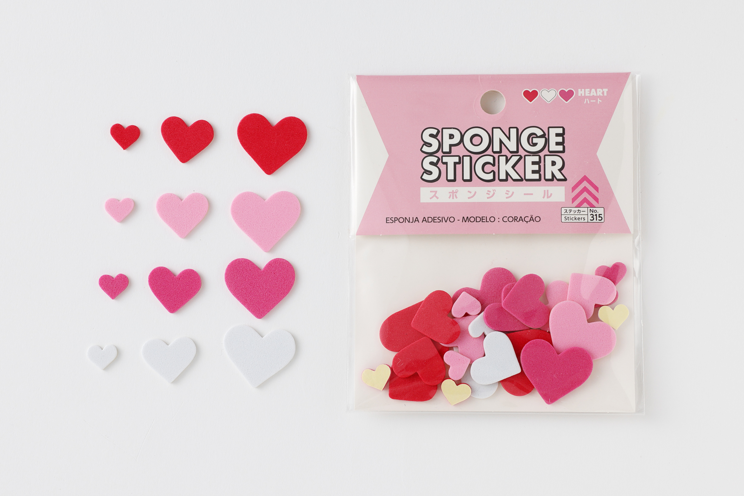スポンジシール ハート