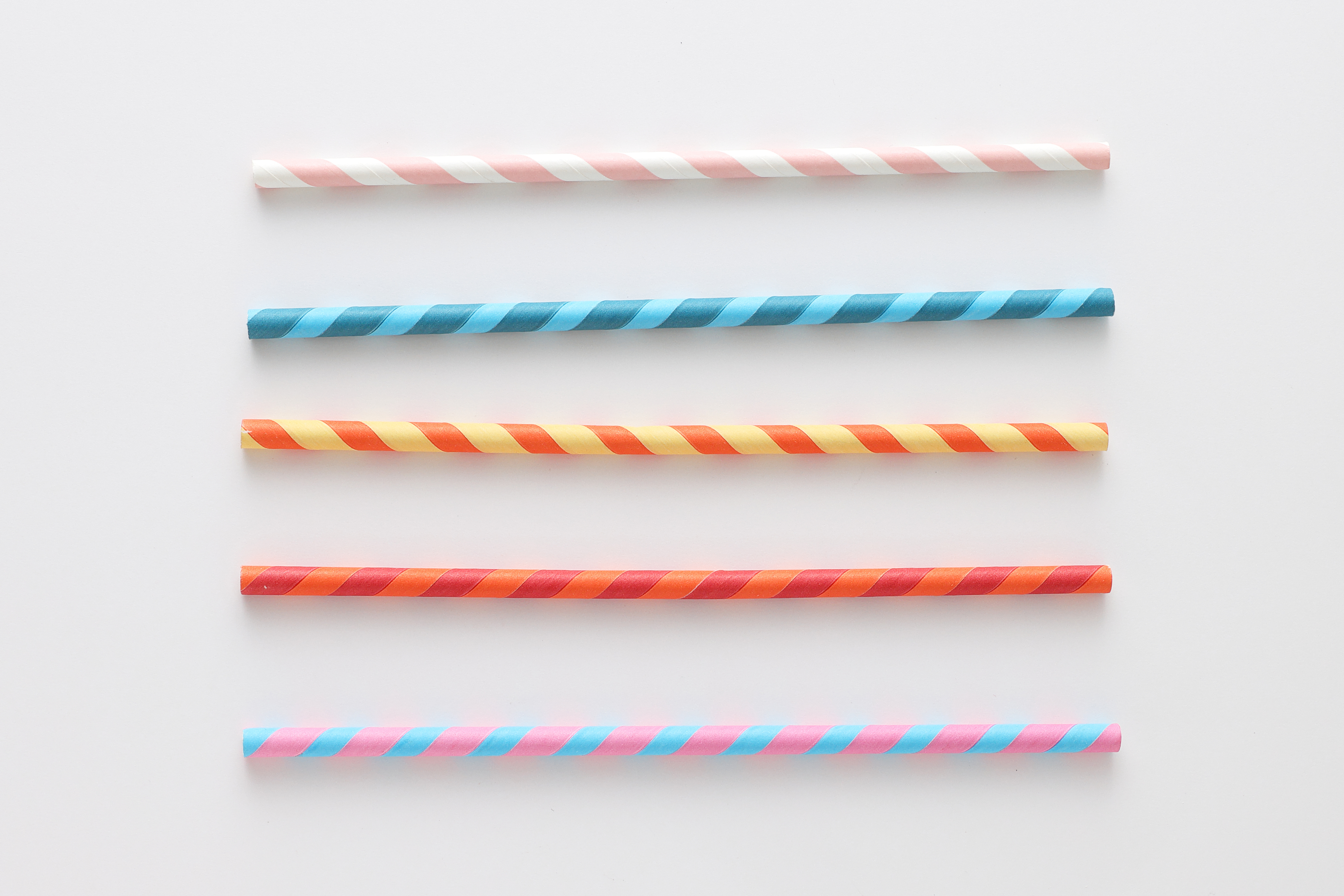 紙ストロー ５色各２本