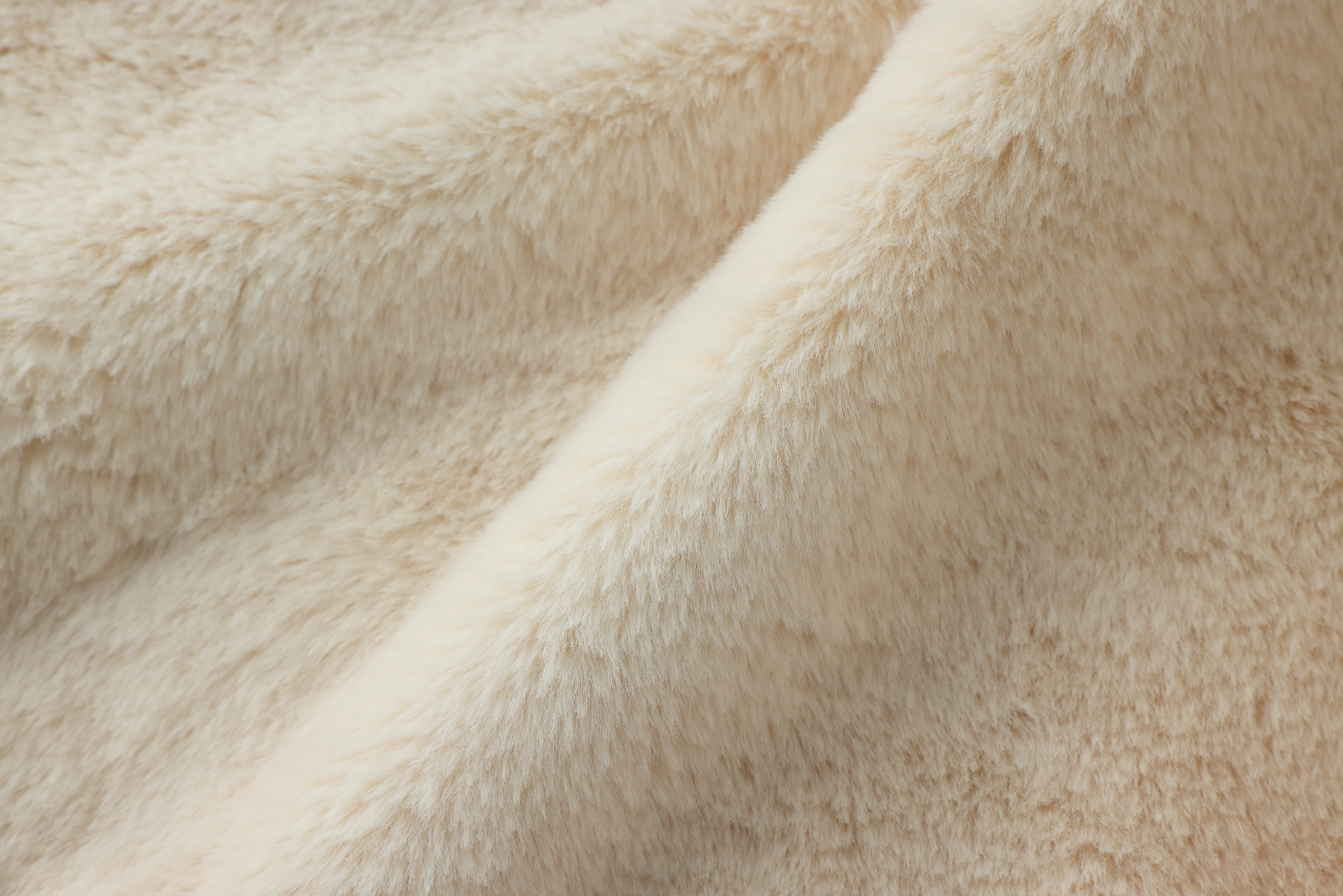 布 白 フェイクファー